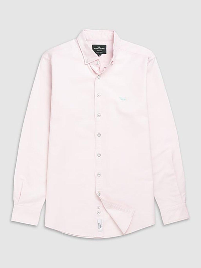 Product image 4 of 5, which shows Rodd & Gunn Gunn Oxford Cotton Slim Fit Long Sleeve Shirt, Quartz, XS