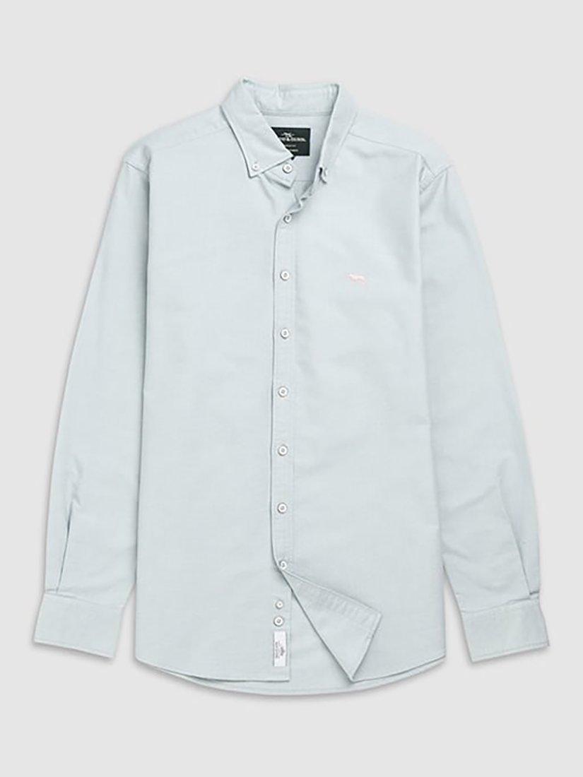 Product image 4 of 5, which shows Rodd & Gunn Gunn Oxford Cotton Slim Fit Long Sleeve Shirt, Sage, XS
