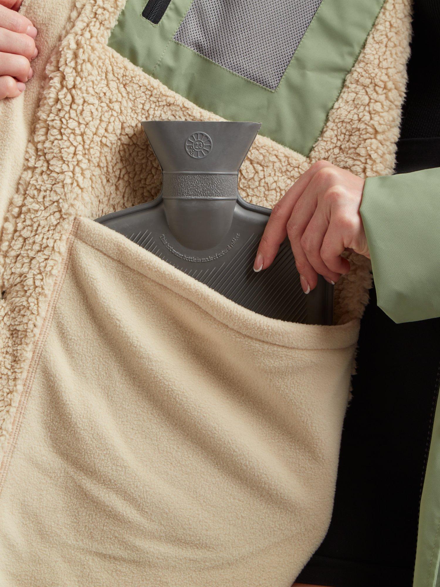 Product image 7 of 11, which shows Red Unisex EVO Pro Waterproof Changing Robe, Sage Green, S