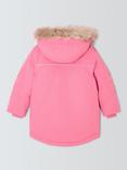 John Lewis Kids' Tech Waterproof Parka, Pink
