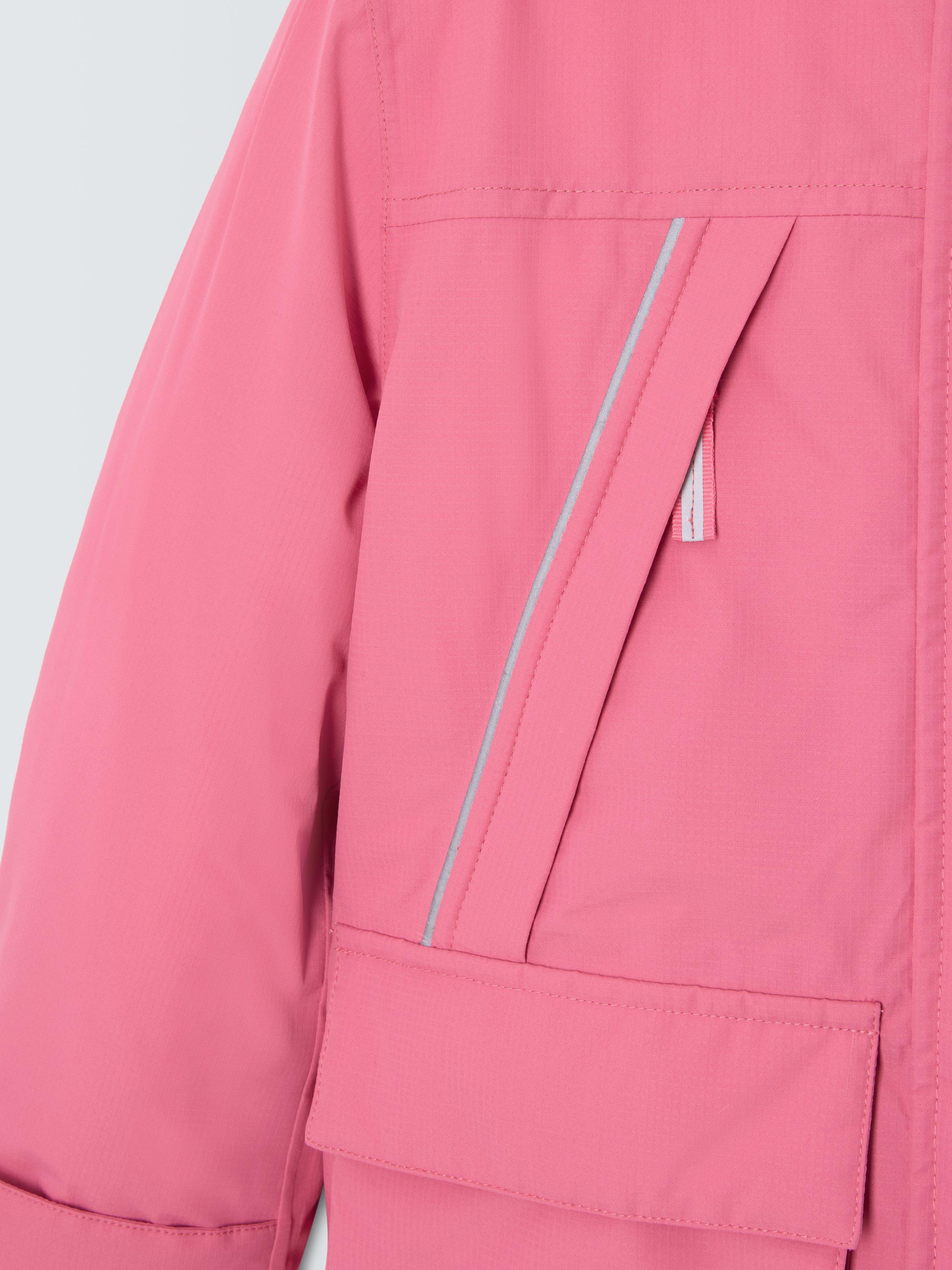 Product image 6 of 8, which shows John Lewis Kids' Tech Waterproof Parka, Pink, 7 years