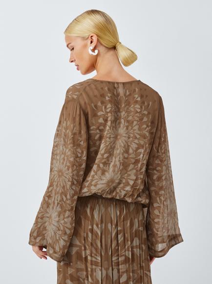 AND/OR Babette Wrap Top, Dreamcatcher Print - view 2, Dreamcatcher Print