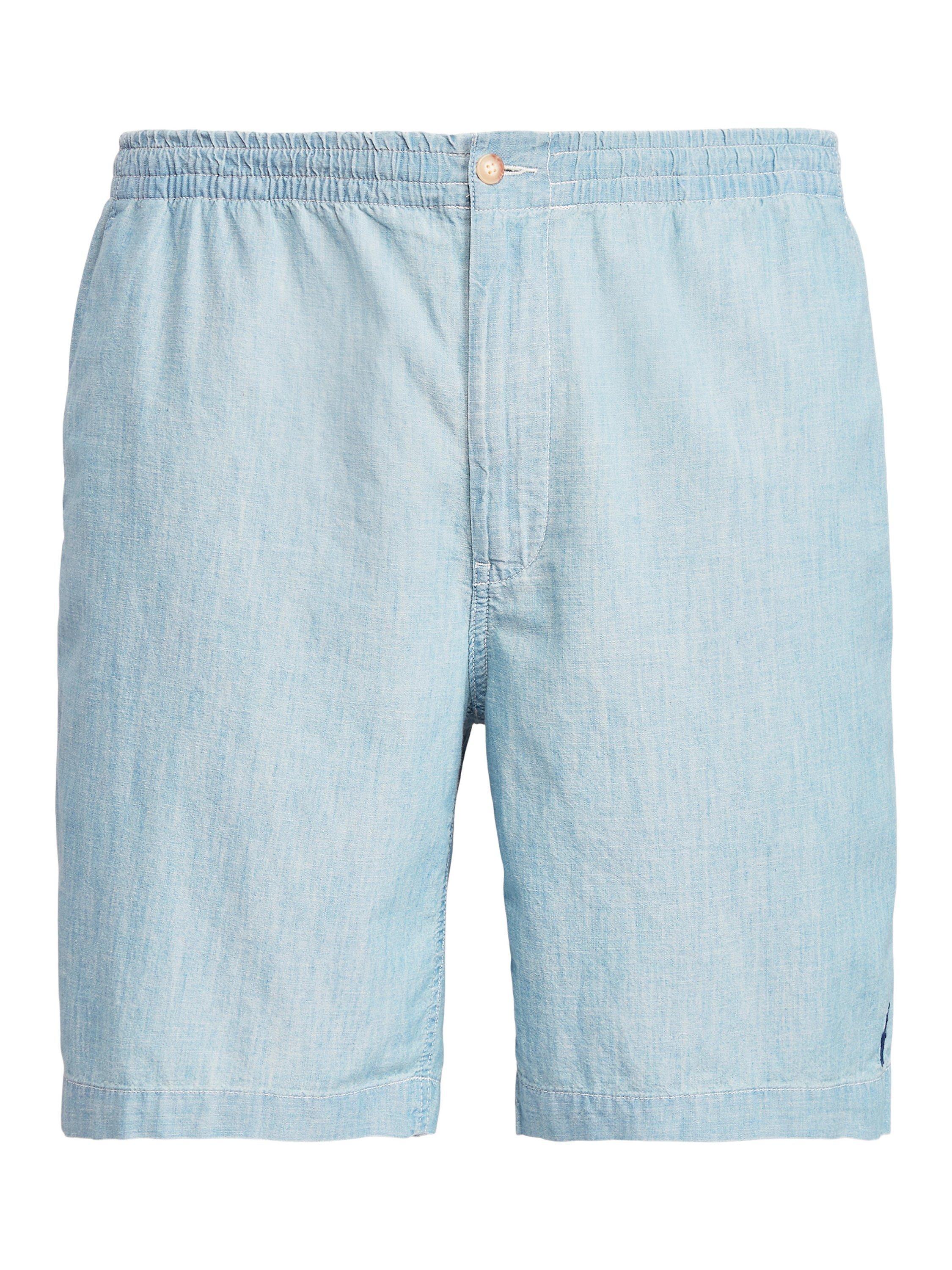 Product image 5 of 5, which shows Ralph Lauren Big & Tall Prepster Chino Shorts, Chambray, 4XB