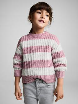 Mango Kids' Elena Slim Fit Jeans, Open Blue - view 2, Open Grey