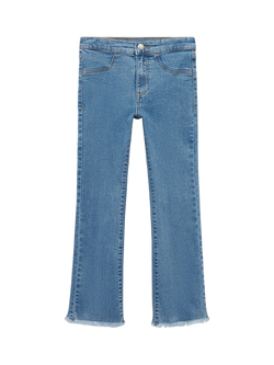 Mango Kids' Trumpet Jeans, Open Blue, Open Blue