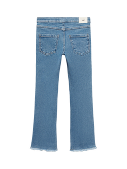 Mango Kids' Trumpet Jeans, Open Blue - view 2, Open Blue