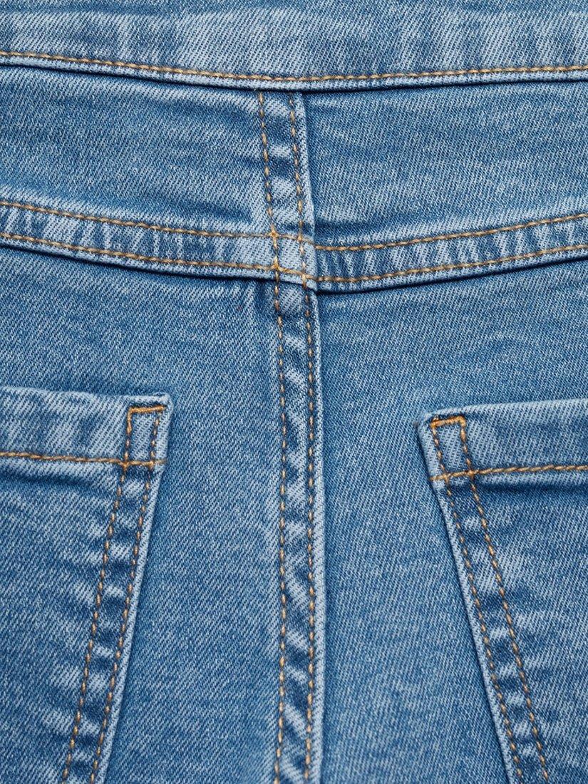 Product image 4 of 4, which shows Mango Kids' Trumpet Jeans, Open Blue, 10 years