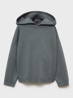 Mango Kids' Diego Hoodie, Medium Green - view 2, Medium Green