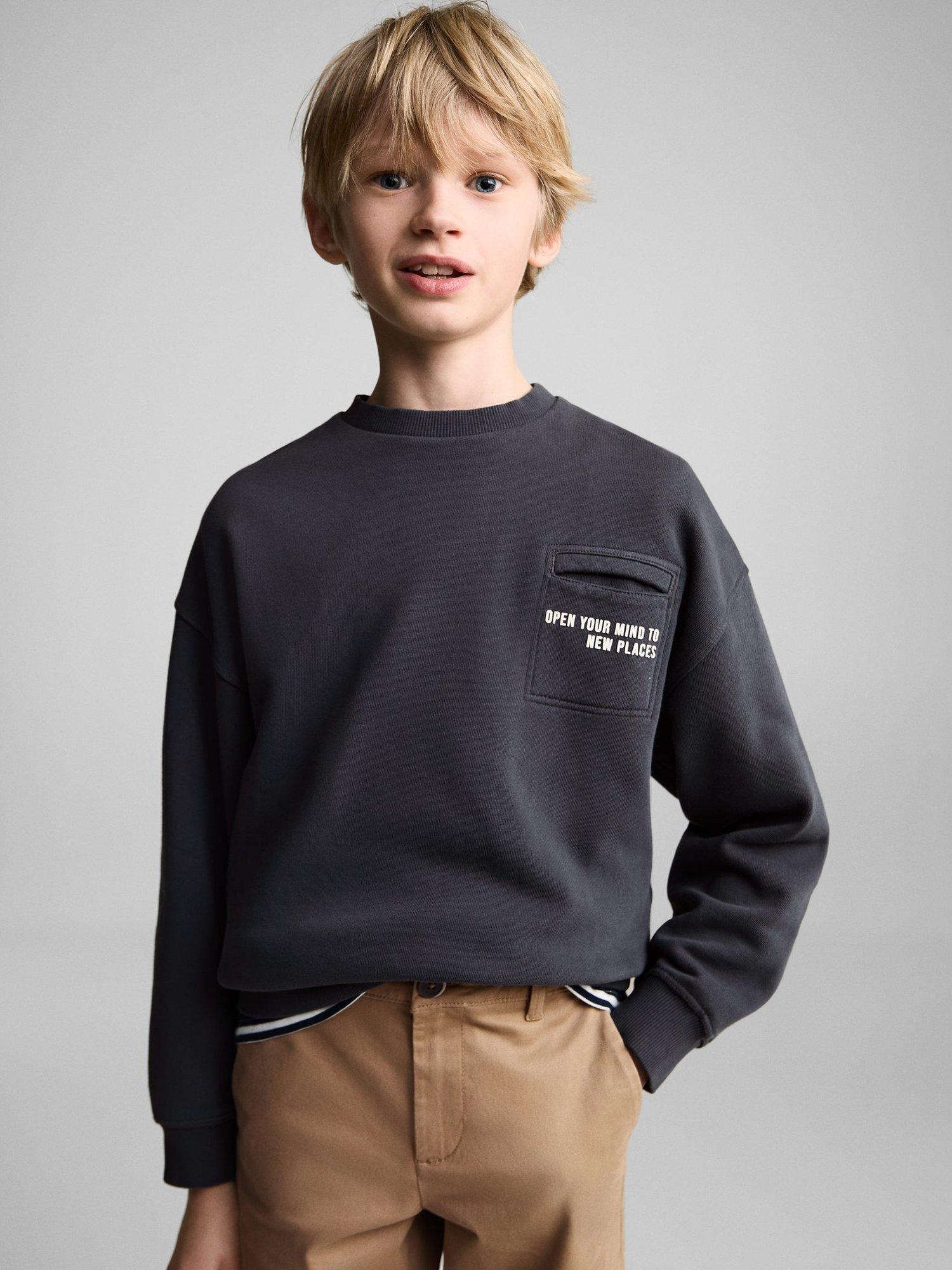 Product image 1 of 6, which shows Mango Kids' Slim Leg Chinos, Light Beige, 12 years
