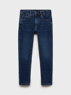 Mango Kids' Slim Jeans, Navy, Navy