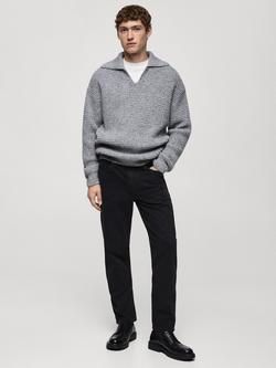 Mango Ben Slim Fit Jeans - view 2, Black