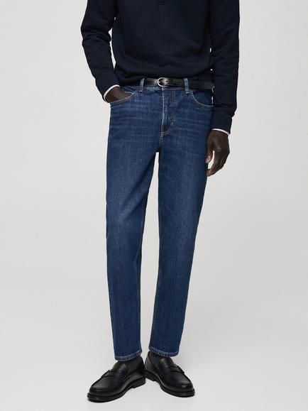 Mango Ben Slim Fit Jeans, Navy