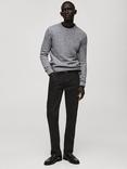 Mango Patrick Slim Fit Jeans, Dark Grey