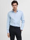 Mango Emotion Slim Fit Shirt, Mid Blue