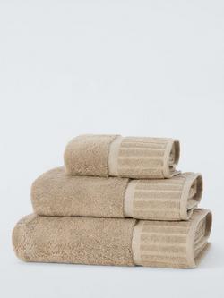 John Lewis Organic Turkish Cotton Towels, Latte