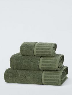 John Lewis Organic Turkish Cotton Towels, Avocado