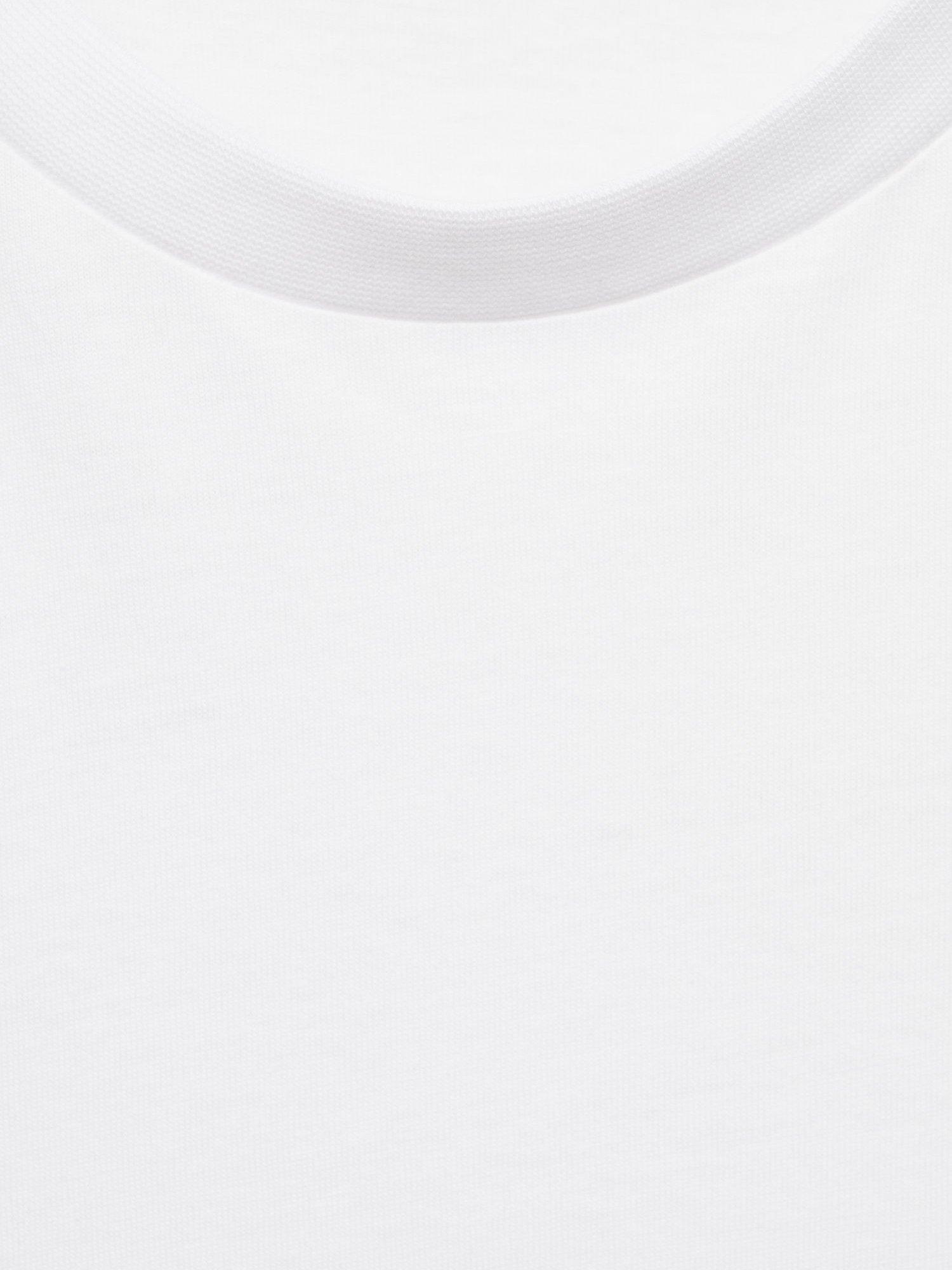 Product image 7 of 7, which shows Mango Cherlo Regular Fit Crew Neck Tee, White, L