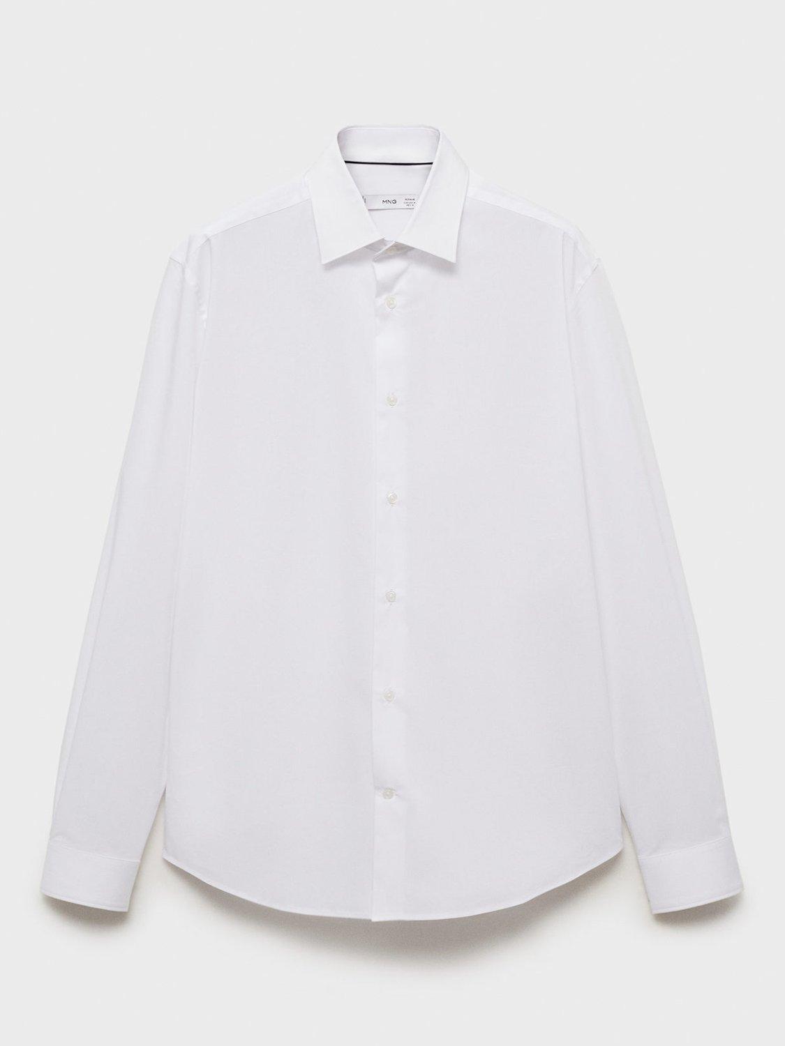Product image 3 of 8, which shows Mango Play Shirt, White, XS