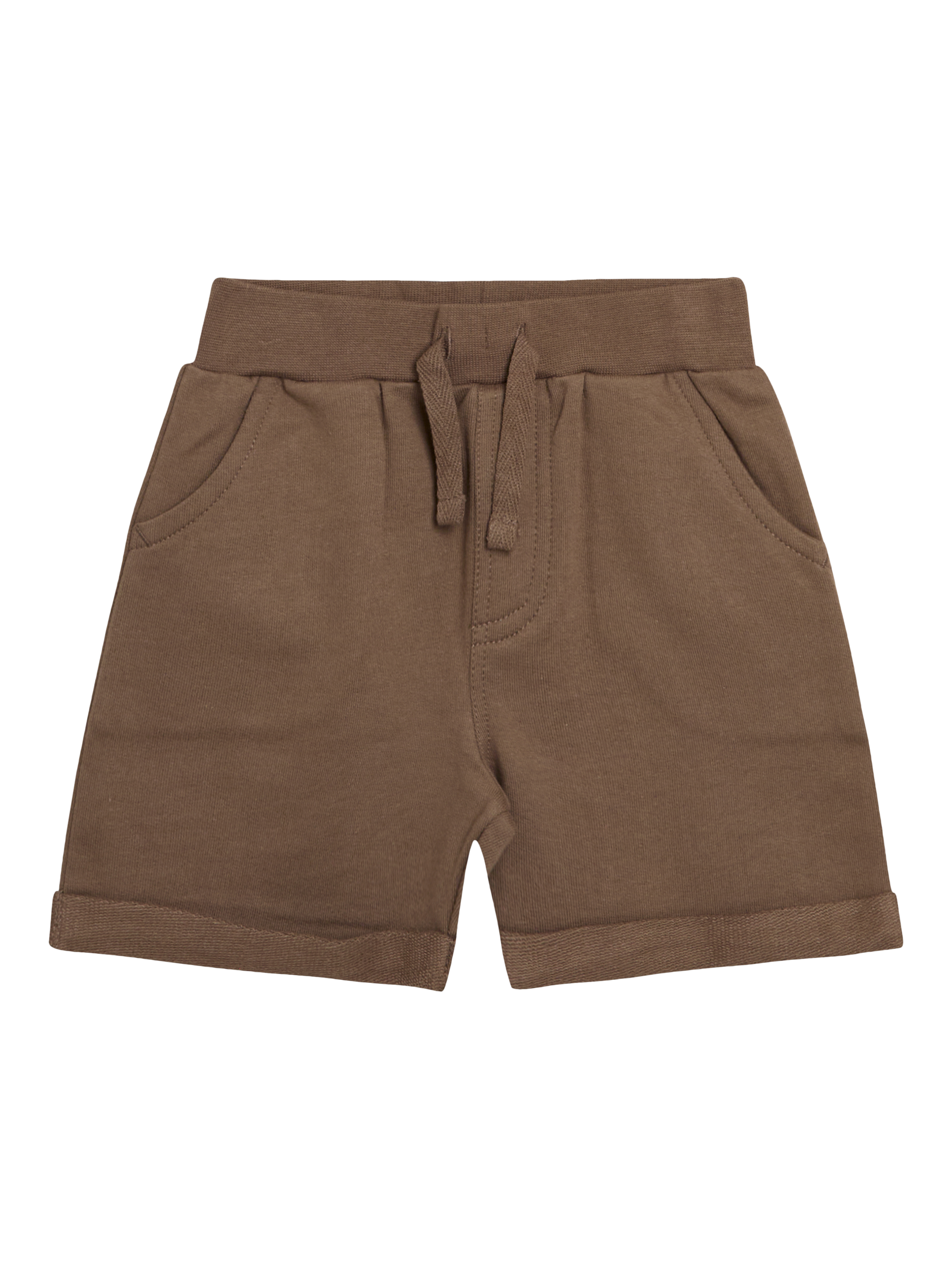 Product image 3 of 5, which shows JoJo Maman Bébé Kids' Jogger Shorts, Pack of 2, Natural, 0-3 months