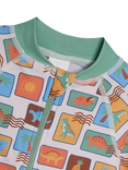 JoJo Maman Bébé Kids' Dinosaur Sun Protection Suit, Multi