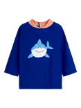 JoJo Maman Bébé Kids' Shark 2 Piece Sun Pro Set, Blue/Multi