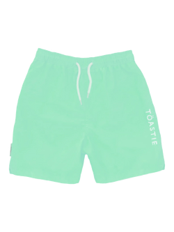 Toastie Kids' UV Swim Board Shorts, Mint, Mint