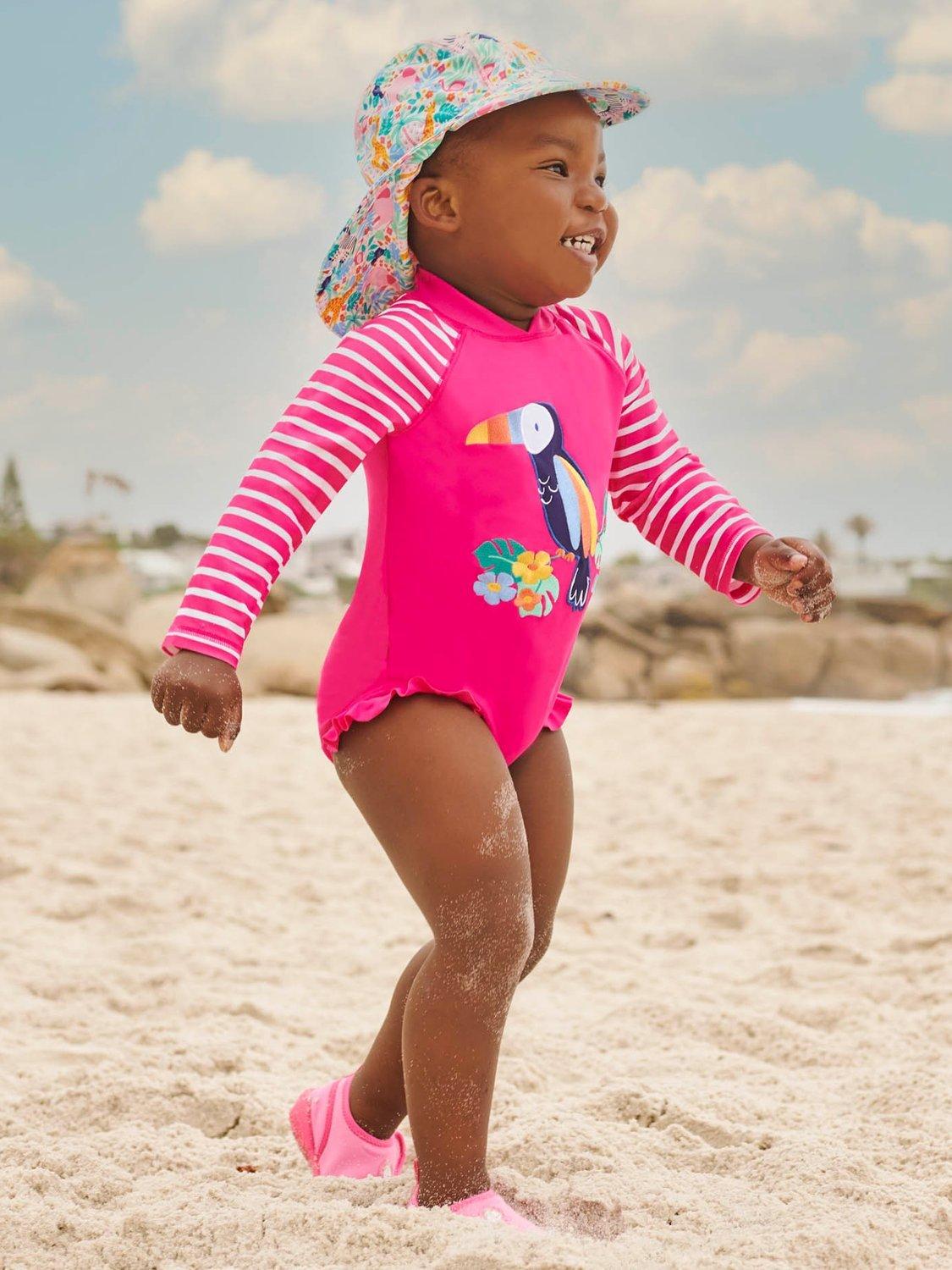 Product image 2 of 4, which shows JoJo Maman Bébé Kids' Long Sleeve Swimsuit, Toucan, 6-12 months