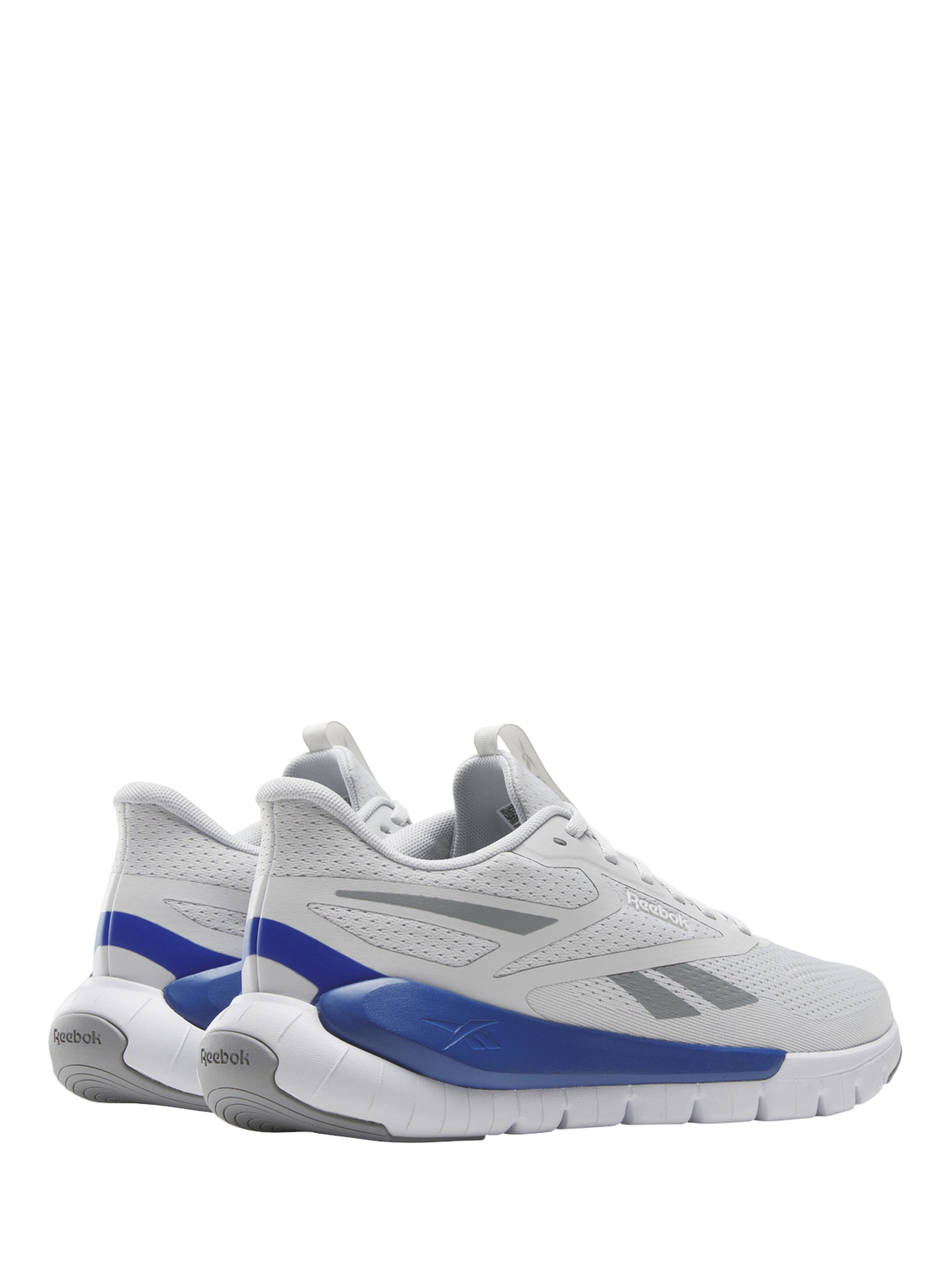 Product image 2 of 5, which shows Reebok Men's Duruflex Training Shoes, Grey/White/Blue, 7