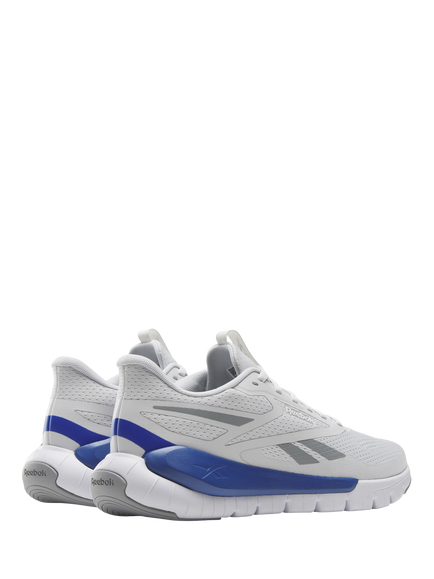 Reebok Men's Duruflex Training Shoes, Grey/White/Blue - view 2, Grey/White/Blue