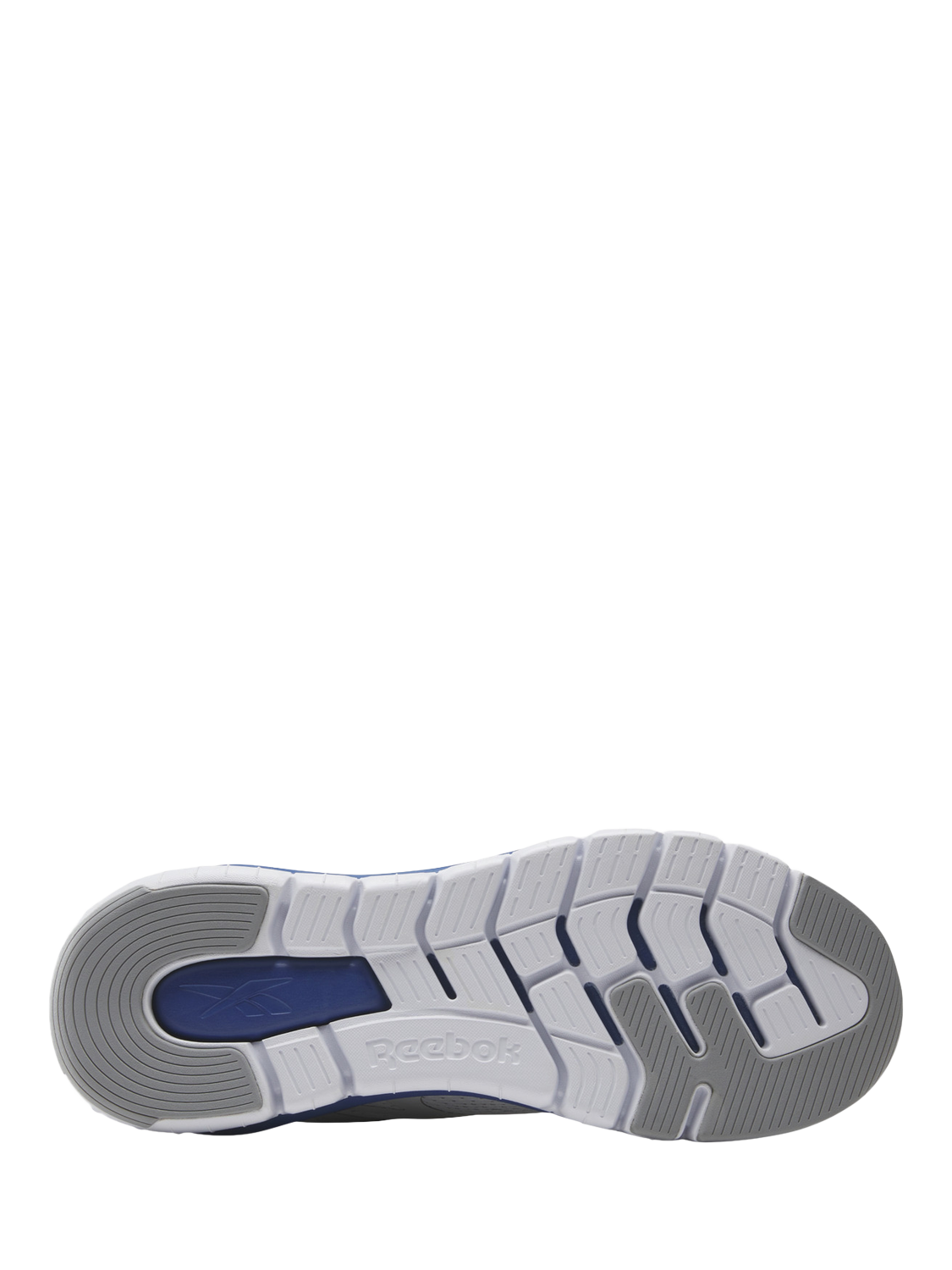 Product image 4 of 5, which shows Reebok Men's Duruflex Training Shoes, Grey/White/Blue, 7