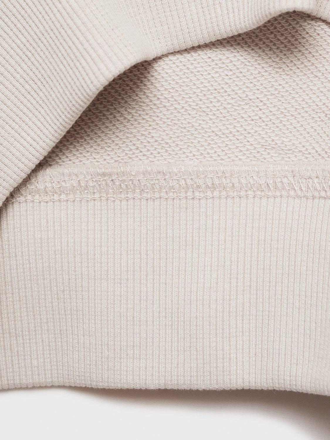 Product image 5 of 7, which shows Mango Kids' Berto Cotton Sweatshirt, Natural White, 11-12 years