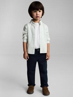 Mango Kids' Straight Fit Chino Trousers, Navy
