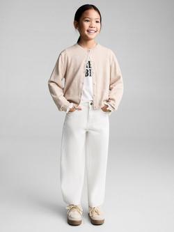 Mango Kids' Culotte Jeans, White