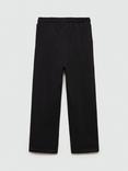 Mango Kids' Marga Drawstring Wide Leg Joggers