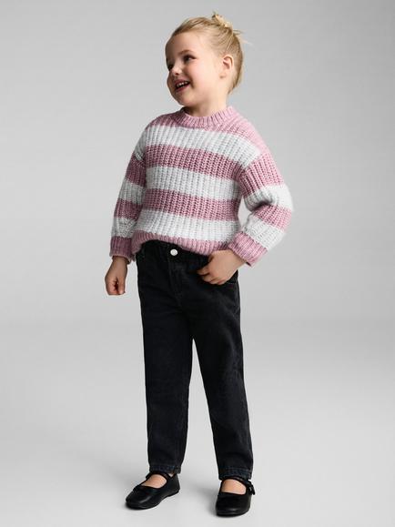 Mango Kids' Paperbag Jeans, Open Grey, Open Grey