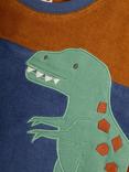 JoJo Maman Bébé Baby T-Rex Appliqué T-Shirt and Shorts Set, Blue