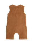 JoJo Maman Bébé Baby Giraffe Applique Romper, Brown