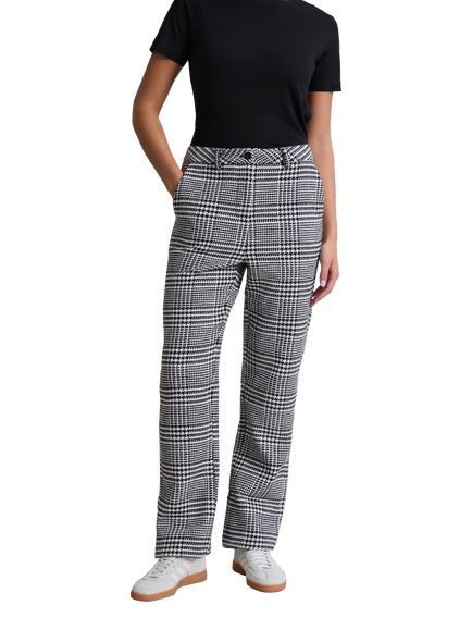 Hay Life Prince of Wales Check Suit Trousers, Black/White - view 2, Black/White