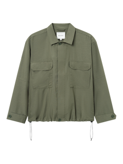 WOOD WOOD Regular Fit Tirian Shirt, Dusty Olive, Dusty Olive