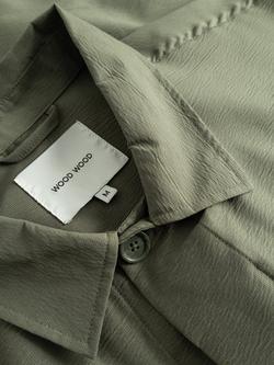 WOOD WOOD Regular Fit Tirian Shirt, Dusty Olive - view 2, Dusty Olive