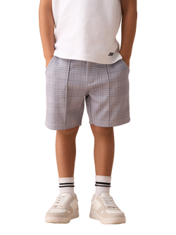 Angel & Rocket Kids' Textured Jersey Shorts, Grey, Grey