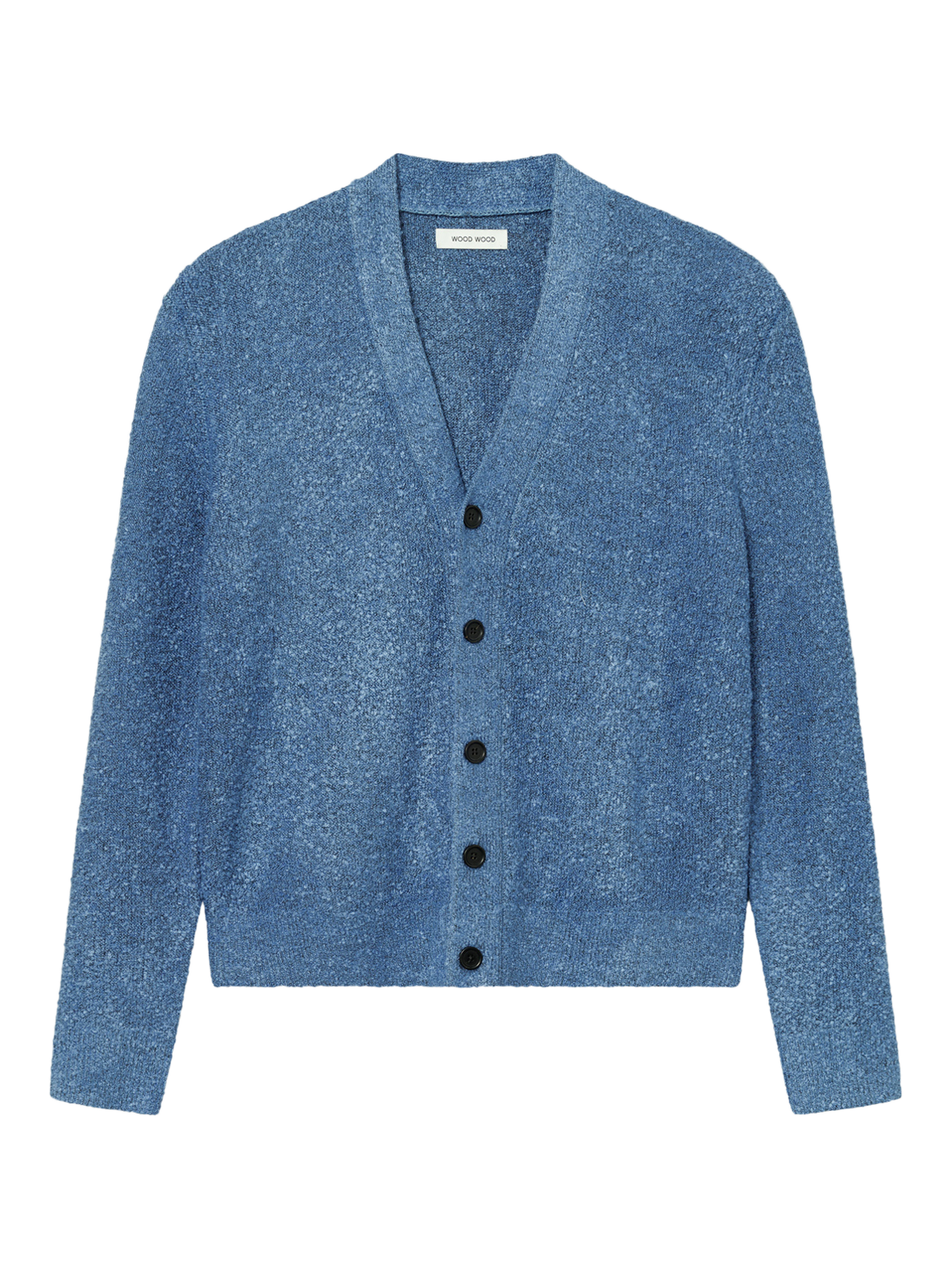 Product image 1 of 2, which shows WOOD WOOD Button-Through Cardigan, Vintage Indigo, L