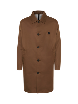 WOOD WOOD Brock Trench Coat, Potting Soil, Potting Soil