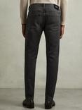 Reiss Maddison Tapered Slim-Fit Jeans, Washed Black
