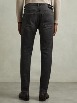 Reiss Maddison Tapered Slim-Fit Jeans - view 2, Washed Black