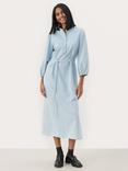 Part Two Nadija Tie Waist Dress, Light Blue