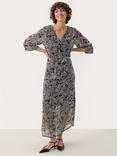 Part Two Berit Paisley Dress, Blue/Multi