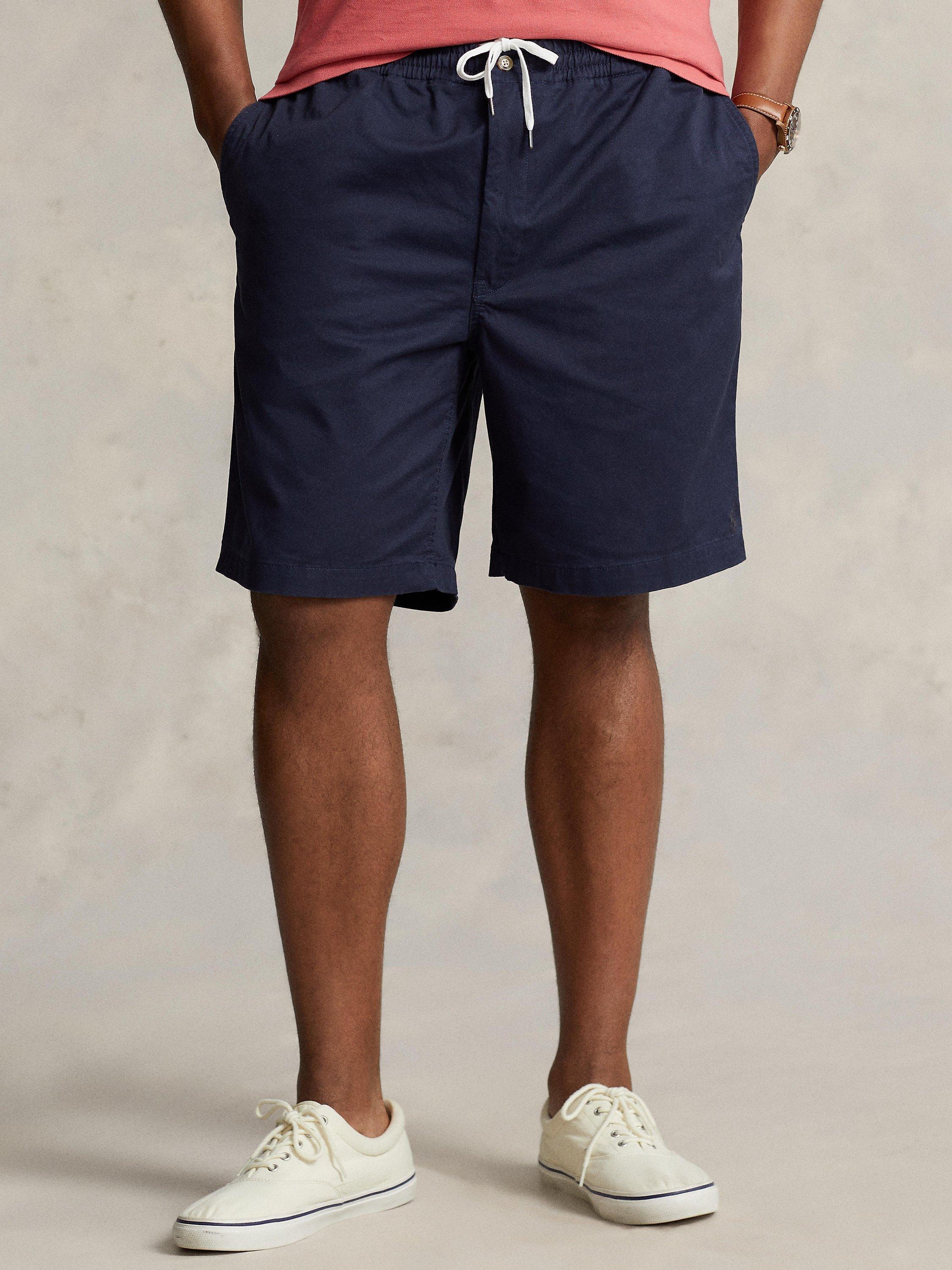 Product image 1 of 5, which shows Ralph Lauren Big & Tall Prepster Chino Shorts, Nautical Ink, 3XB