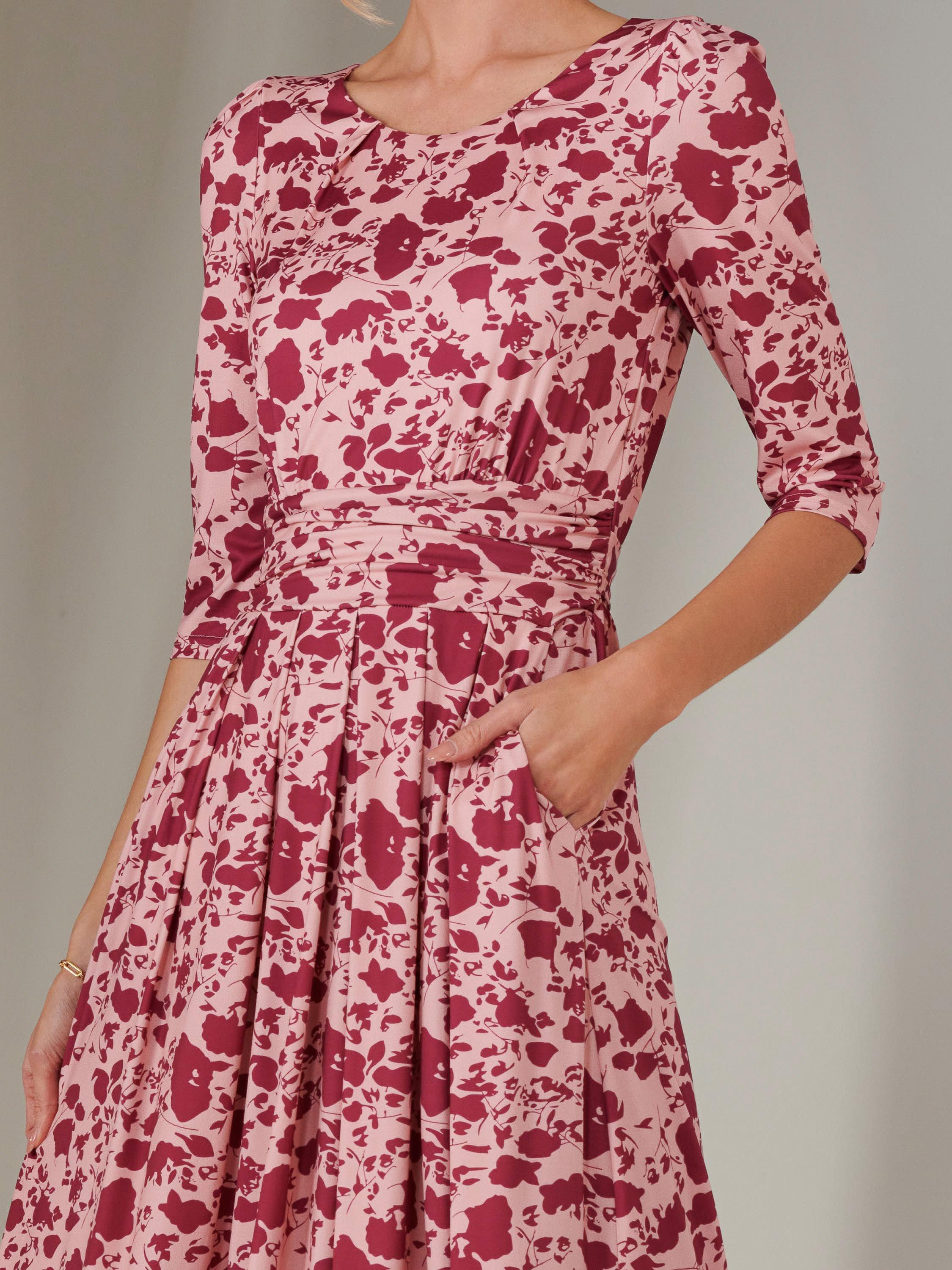 Product image 4 of 7, which shows Jolie Moi Floral Maxi Dress, Pink, 8