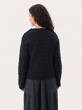 Part Two Noell Button Shoulder Jumper, Dark Navy